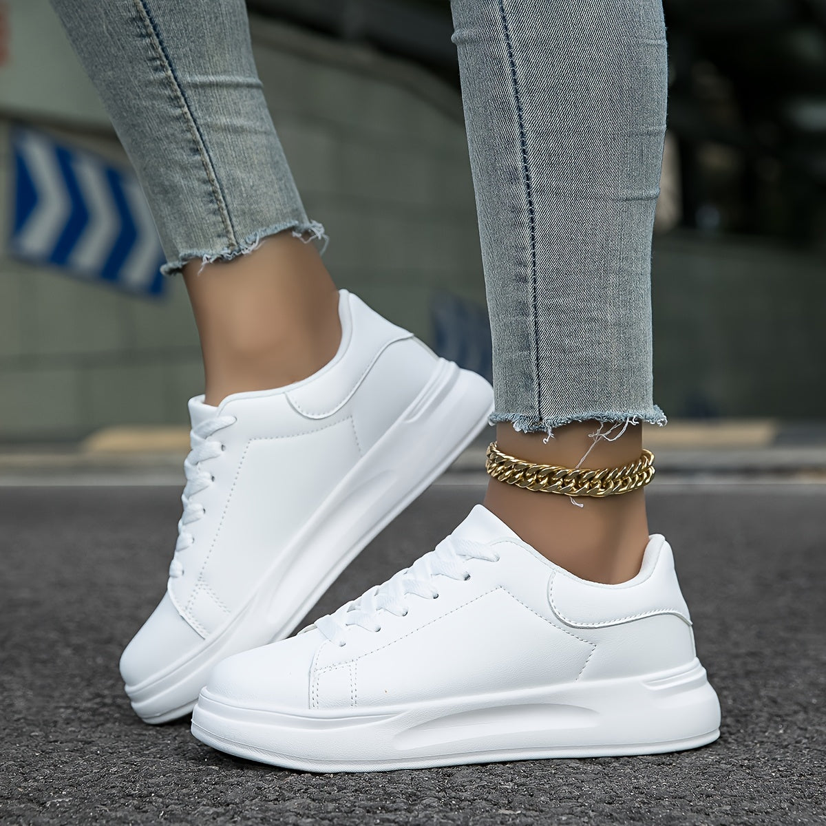 Orthopaedic sneakers women white – Zania