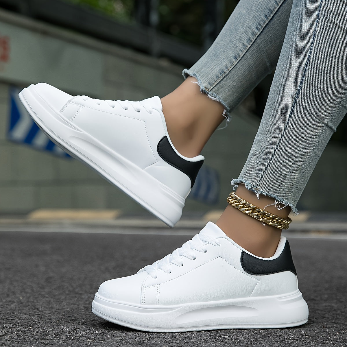 Orthopaedic sneakers women white – Zania