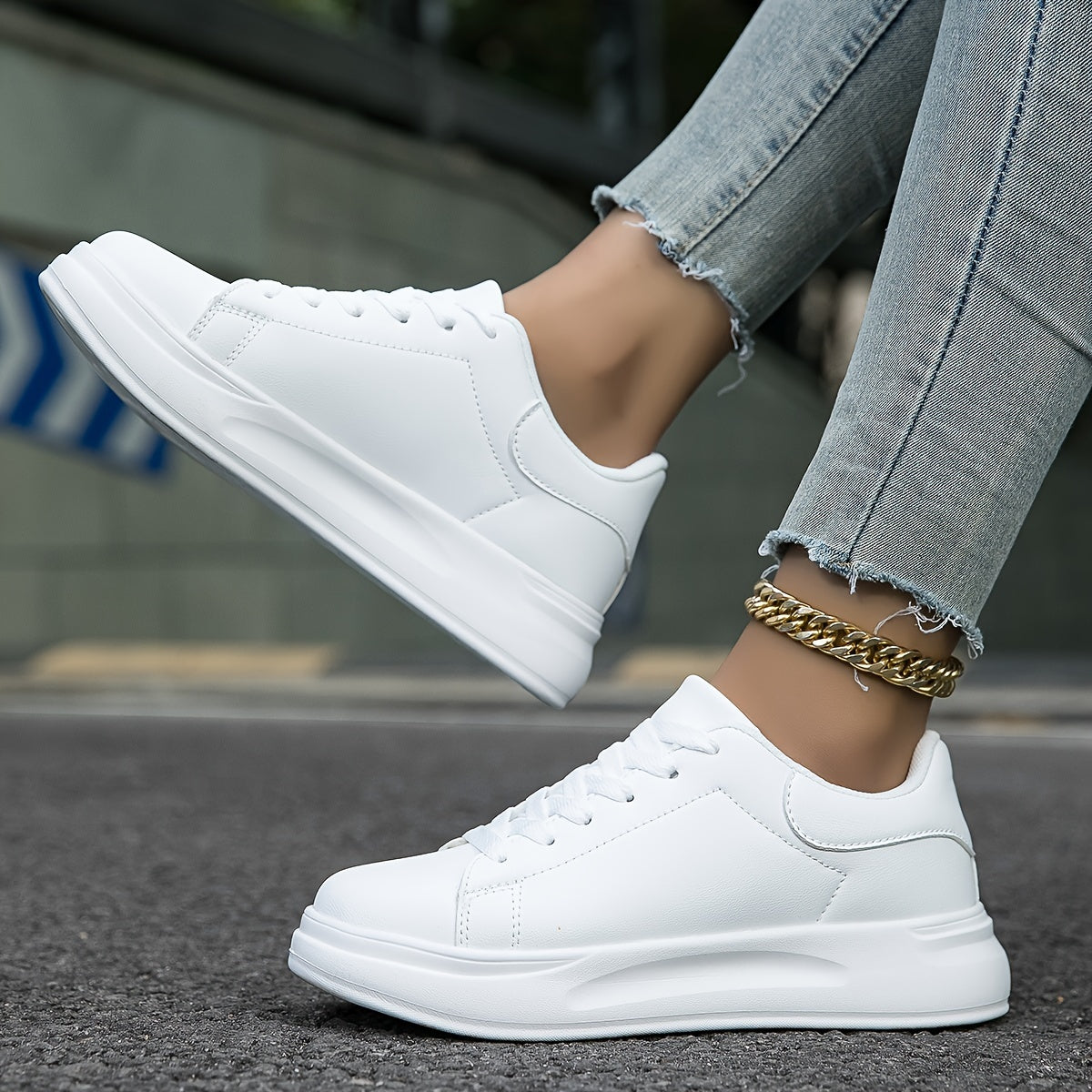 Orthopaedic sneakers women white – Zania